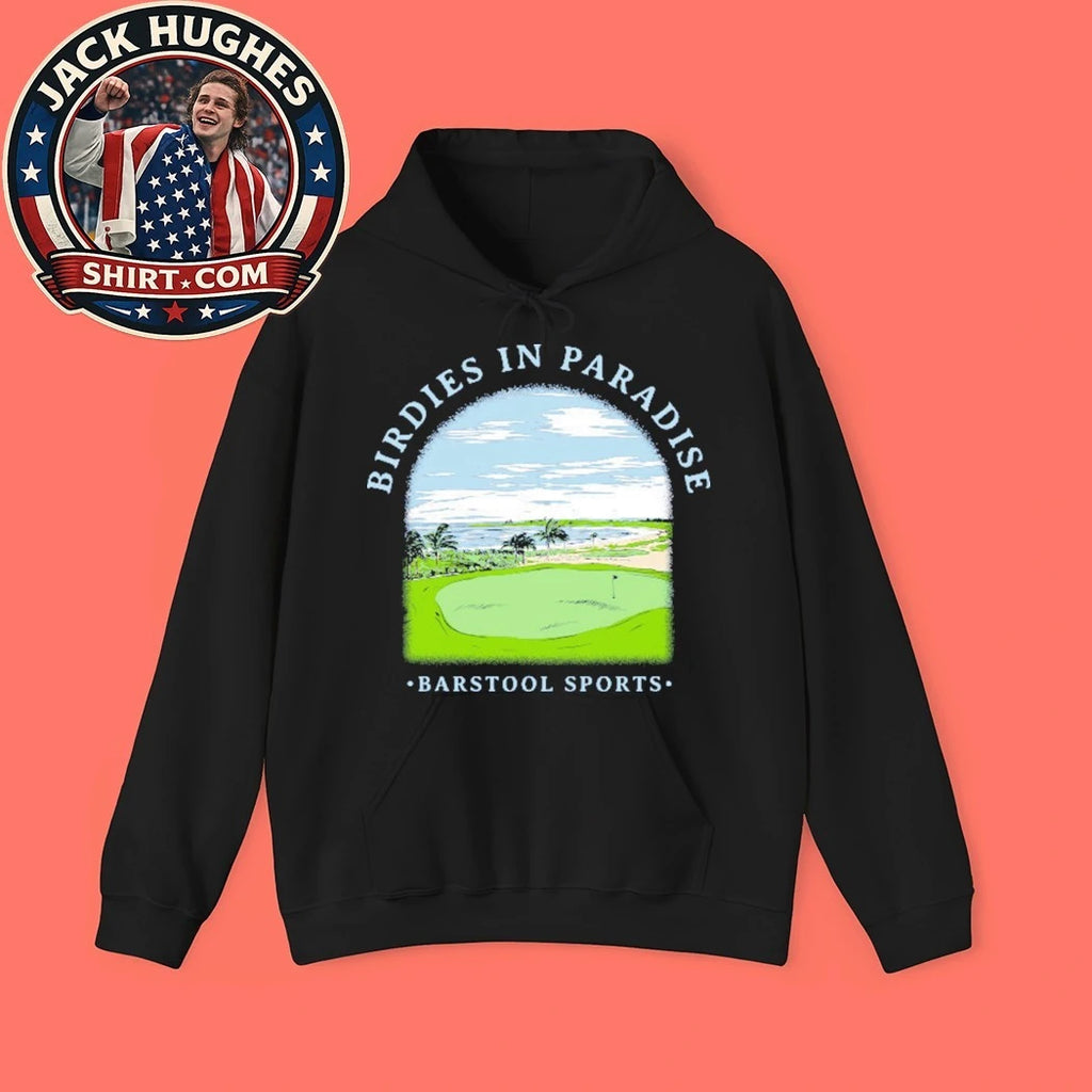 Birdies In Paradise Barstool Sports Pocket Shirt