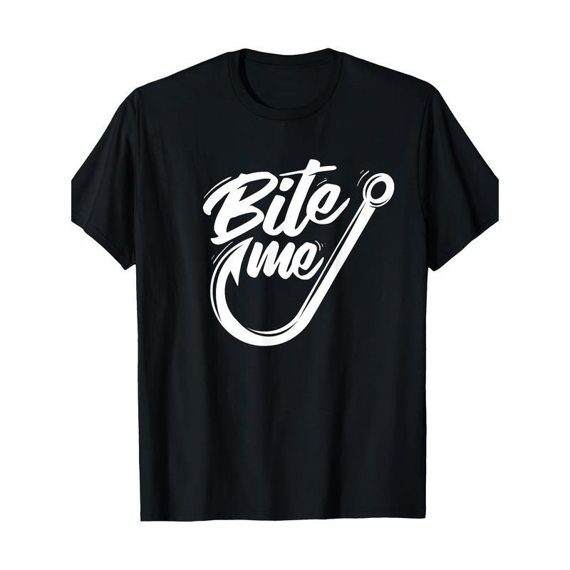 Bite Me - Angler Fish Lover Angler Angler 100% Cotton T-shirt Made in USA Hoodie, Sweatshirt | HypeCrazeTee.com