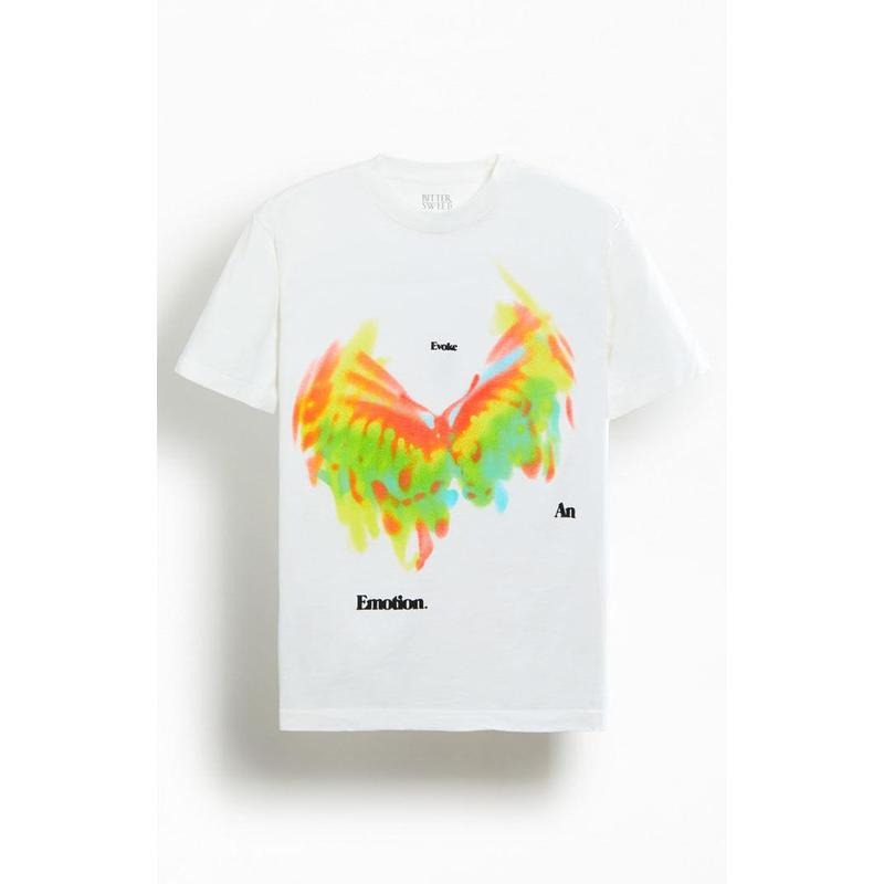 Bittersweet Men's Flutter Oversized T-Shirt - Multicolor Hoodie, Sweatshirt | HypeCrazeTee.com