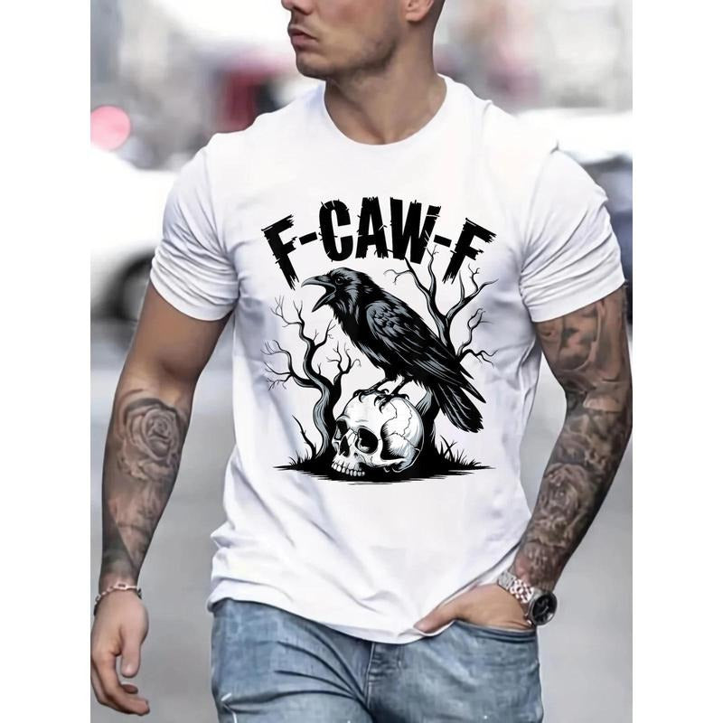Black Bird Black Crow F Caw F Funny Skull Scary Unisex T-Shirt Hoodie, Sweatshirt | HypeCrazeTee.com