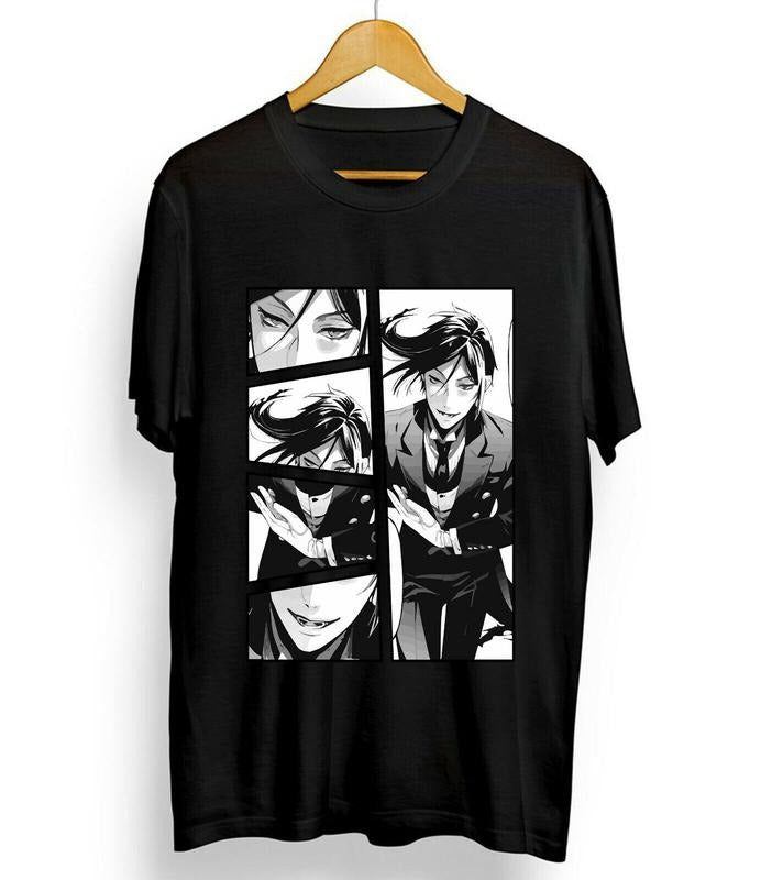 Black Butler T-Shirt S-4XL Sebastian,Kuroshitsuji,Toboso Yana, japanese, Anime shirt Hoodie, Sweatshirt | HypeCrazeTee.com