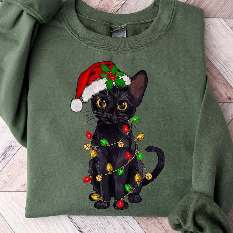 Black Cat Cute T-Shirts, Hoodie, Sweatshirt