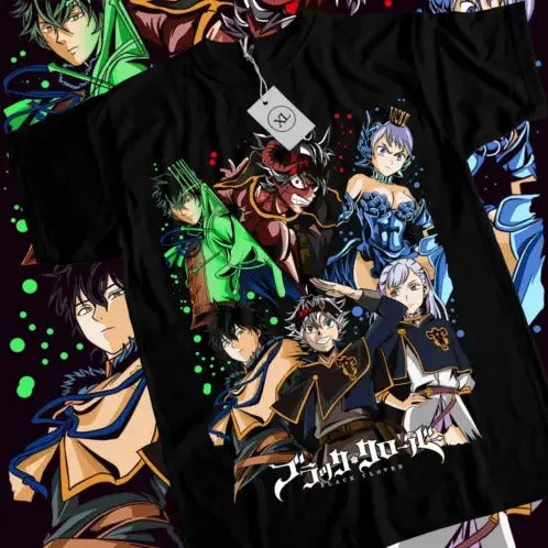 Black Clover Asta Yuno T-shirt Comic,Bull,Magic,Demon,Yami,Anime Shirt All Size Hoodie, Sweatshirt | HypeCrazeTee.com