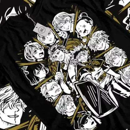 Black Clover T-Shirt Asta Yuno Anime Manga Girl Gifts Black Shirt All Size Hoodie, Sweatshirt | HypeCrazeTee.com