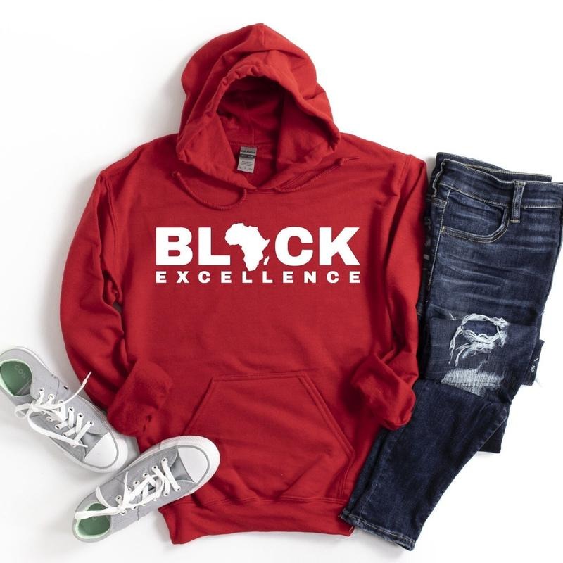 Black Excellence Hoodie, Black History Month Sweatshirt, BLM Hoodie, Black Men Woman Civil Rights Tee | HypeCrazeTee.com