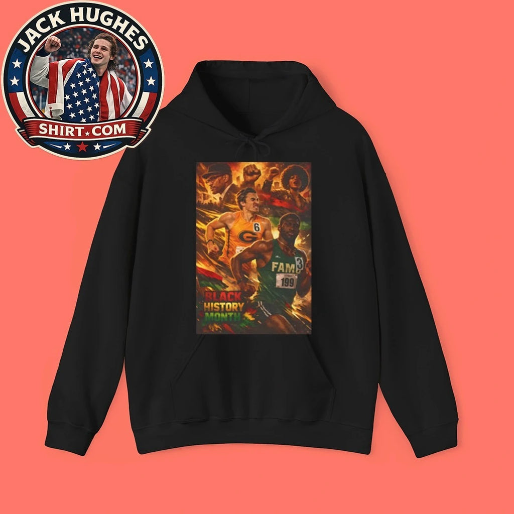 Black History Month SWAC Legacy Showdown Grambling State vs Florida A&amp;M Track &amp; Field Tribute Shirt