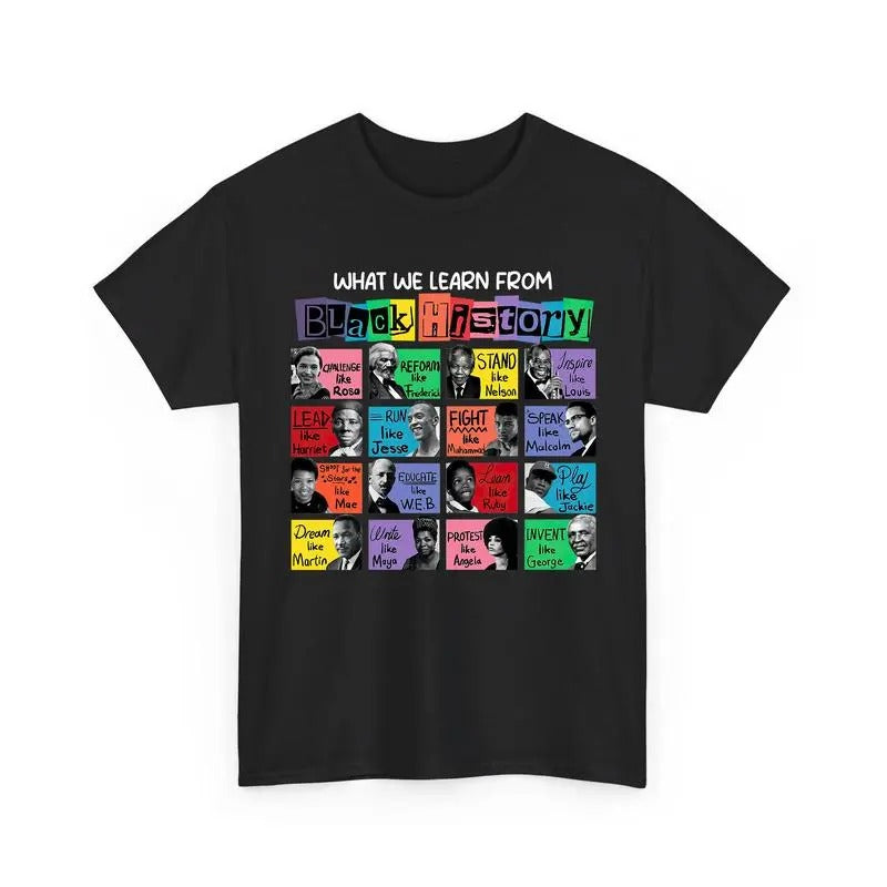 Black History Month Tshirt, What We Learn