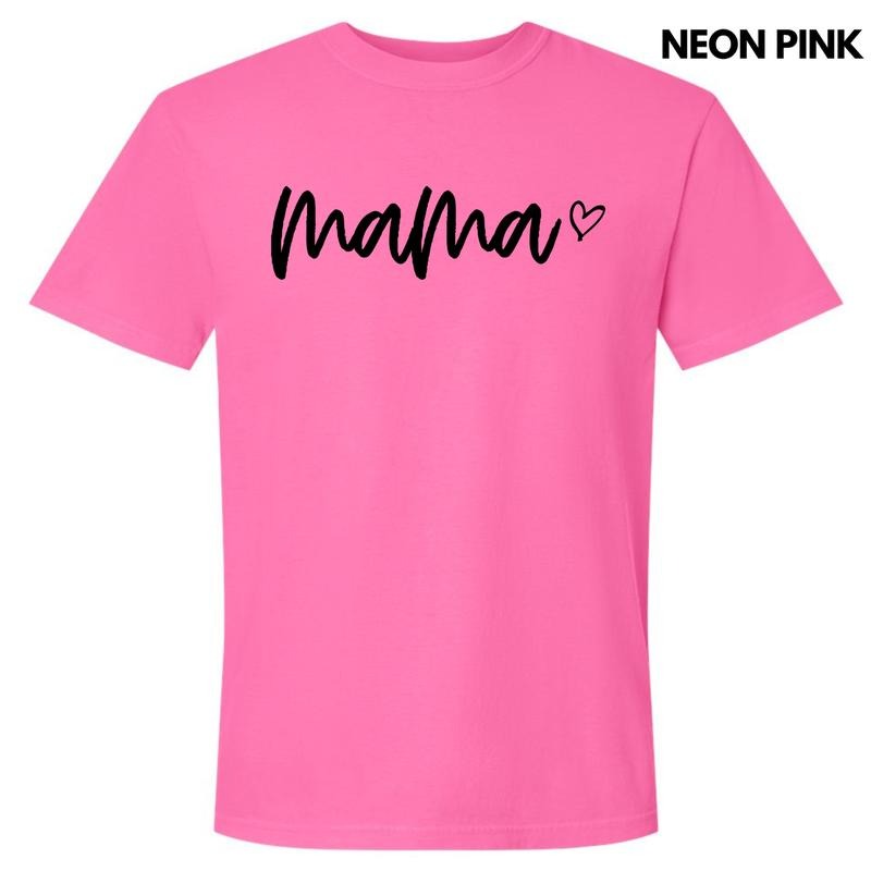 Black Simple Mama Comfort Colors T-Shirt Hoodie, Sweatshirt | HypeCrazeTee.com