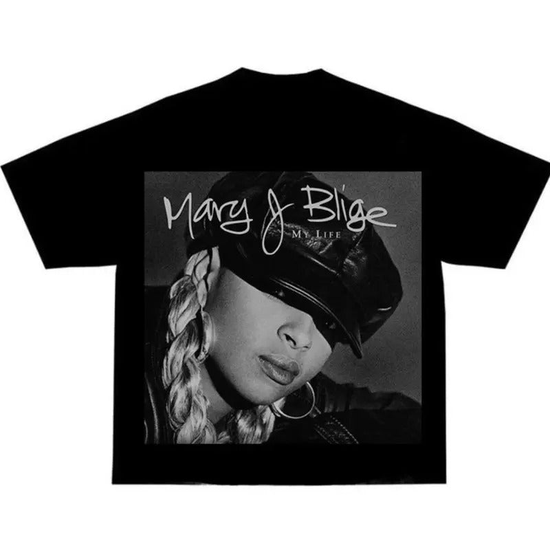 Black White Maryy Tee, Fans J Blige Concert Shirt Hoodie, Sweatshirt | HypeCrazeTee.com
