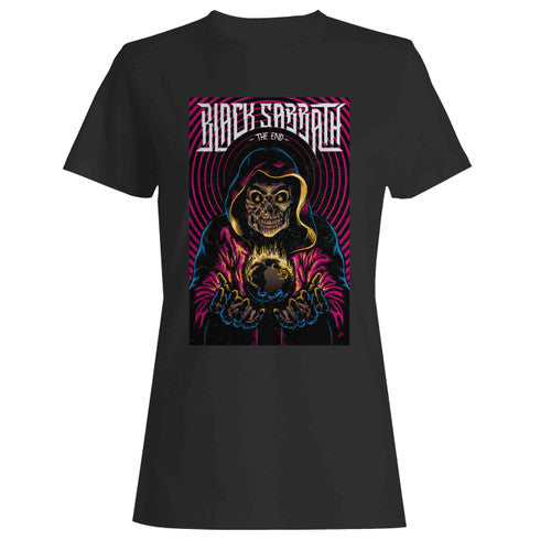 Black Sabbath The End Tour Ozzy Osbourne Women's T-Shirt Tee