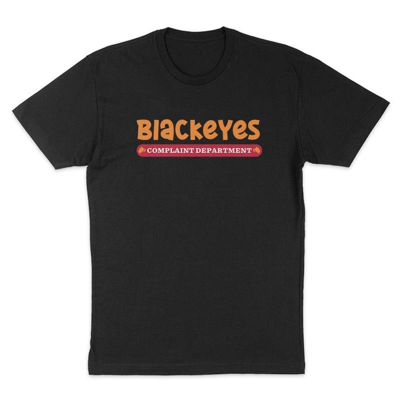 Blackeyes Complaint Department Tee, Funny Shirt, Dark Humor Tee, Hoodie Sweatshirt | HypeCrazeTee.com