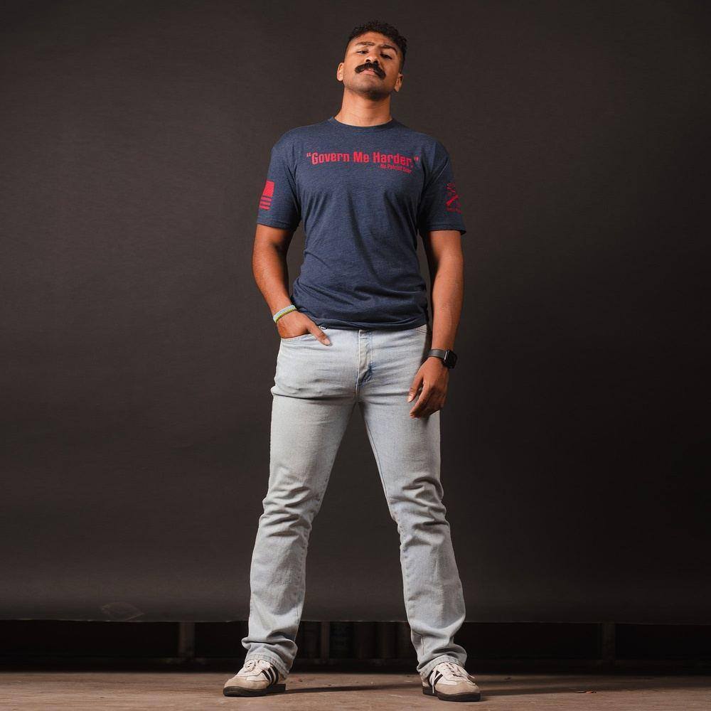 Govern Me Harder T-Shirt - Midnight Navy