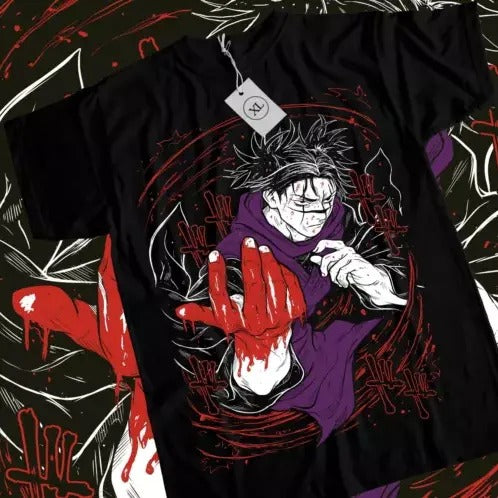 Bloody Choso T-Shir Japanese Manga Jujutsu Kaisen Horror Anime Gift Black Shirt Hoodie, Sweatshirt | HypeCrazeTee.com