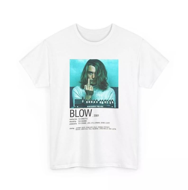 Blow Vintage movie Poster graphic T Shirt Retro Unisex Cotton Tee Hoodie, Sweatshirt | HypeCrazeTee.com