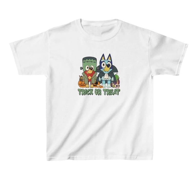 Blu.ey Halloween Trick or Treat, Halloween Shirt Hoodie, Sweatshirt | HypeCrazeTee.com