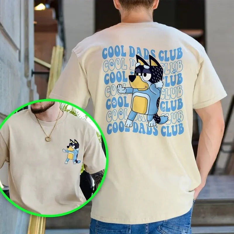 Blue Cool Dad Club Shirt, Bandit Cool Dad Club Tshirt, Blue Bandit Shirt, Dad Blue Shirt, Blue Family Shirt Hoodie,...