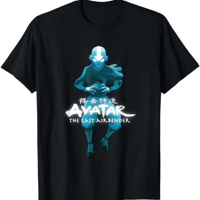 Blue Monochromatic Aang The Last Airbender T-Shirt Menswear Top Underwear Streetwear Hoodie, Sweatshirt | HypeCrazeTee.com