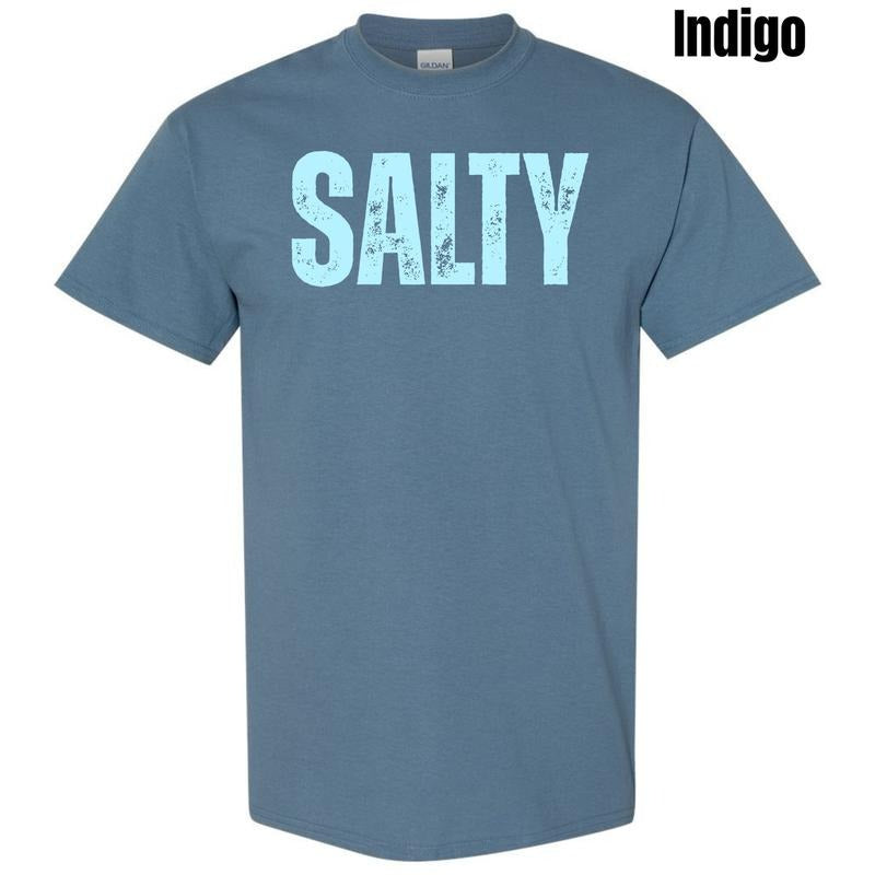 Blue Salty Gildan Short Sleeve T-Shirt 'NLB' Hoodie, Sweatshirt | HypeCrazeTee.com