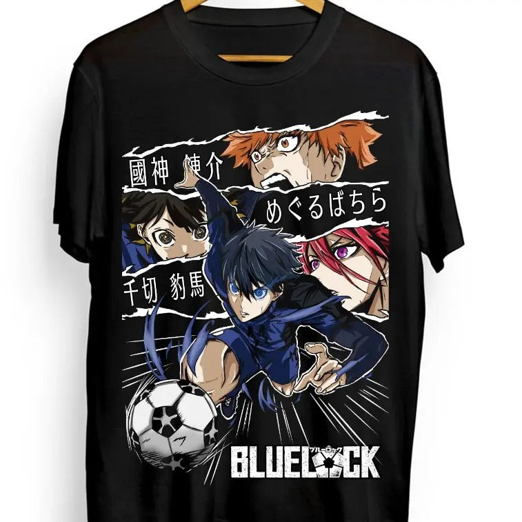Blue lock T-shirt Kunigami Rin Itoshi Barou Shouei Meguru Bachira Shirt All Size Hoodie, Sweatshirt | HypeCrazeTee.com