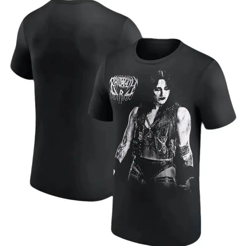 Rhea Ripley T-Shirt, This Is My Brutality Photo Shirt, Professional Wrestler Fan Gift For Men Women Unisex Tee, Crew Neck...