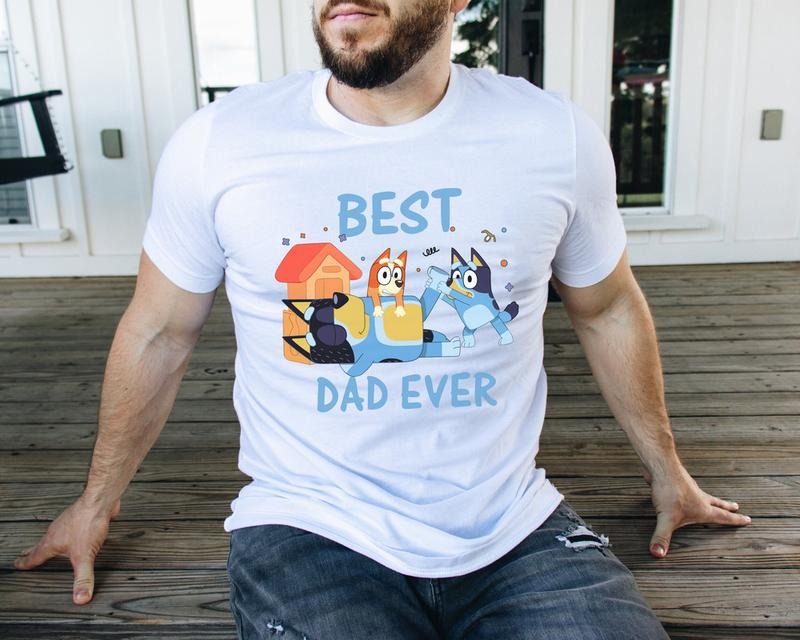 Bluey Best Dad Bluey Cool Dad Club Father Bluey Bingo Shirt Bandit Dad Rad Like Dad Shirt Dad T-Shirts, Hoodie, Sweatshirt