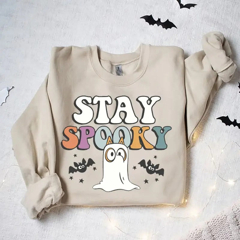 Bluey-Bingo Halloween Unisex Heavy Blend Crewneck Sweatshirt | Bluey Birthday | Bingo Bluey Halloween Party , Stay Spooky...