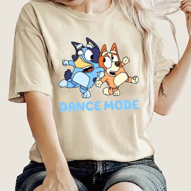 Bluey Dance Mode Shirt, Bluey Birthday Shirt, Bluey Family Shirt, Funny Bluey Birthday Shirt, Bluey Shirt, Dance Mode...