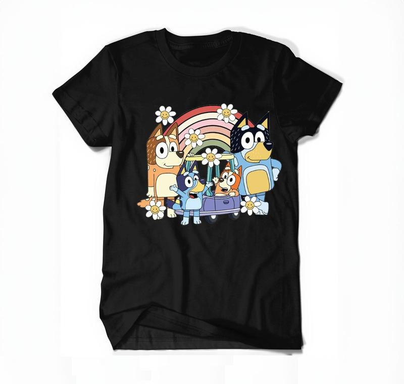 Bluey Family Shirt, Bluey And Bingo Family Shirt, Bluey Dad Shirt, Bluey Rita Shirt, Blue Dog Shirt Hoodie, Sweatshirt