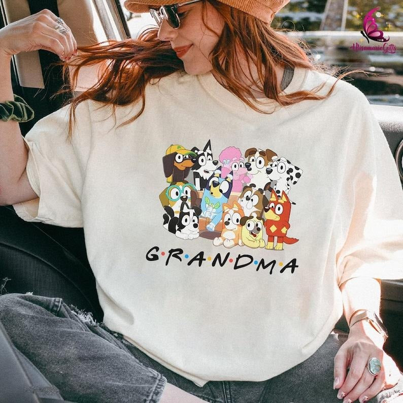 Bluey Grandma Shirt | Cool Grandmas Club Shirt | Bluey Family Shirt | Bluey Grandma Tshirt | Bluey Mom Shirt | Grandma...