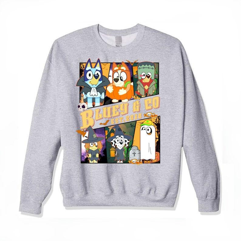 Bluey Halloween Shirt, Bluey Shirt, Bluey Trick Or Treat Shirt, Happy Halloween Shirt, Halloween Tshirt, Halloween Party...