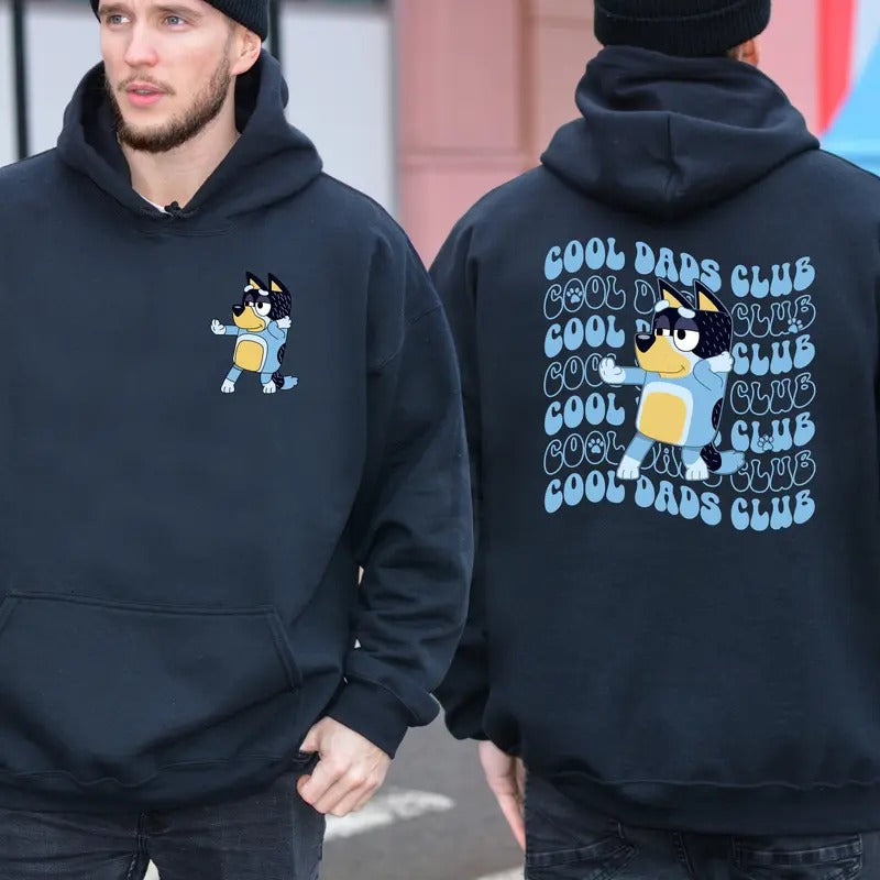 Bluey Hoodie, Cool Dad Club Shirt, Cool Dad Club Sweatshirt, Bluey Dad Shirt Shirt, Dad Bluey Shirt, Dad Shirt, Bluey...