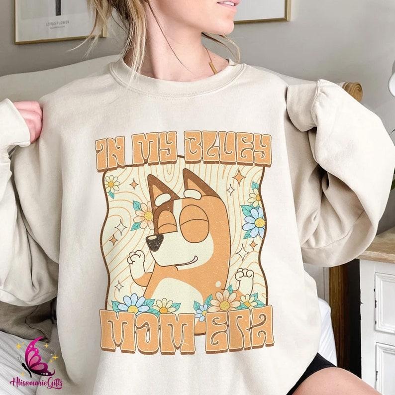 Bluey Mom Shirt, In My Bluey Mom Era Tee, Bluey Mum Tshirt, Bluey Mother's Day Gift, Cool Mom Club Shirt, Bluey Family...