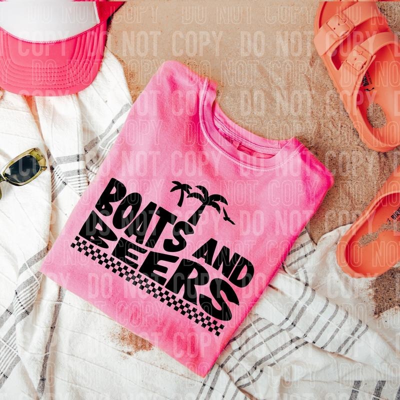 Boats and Drinks DTF Transfers - THIS IS NOT A SHIRT Hoodie, Sweatshirt | HypeCrazeTee.com