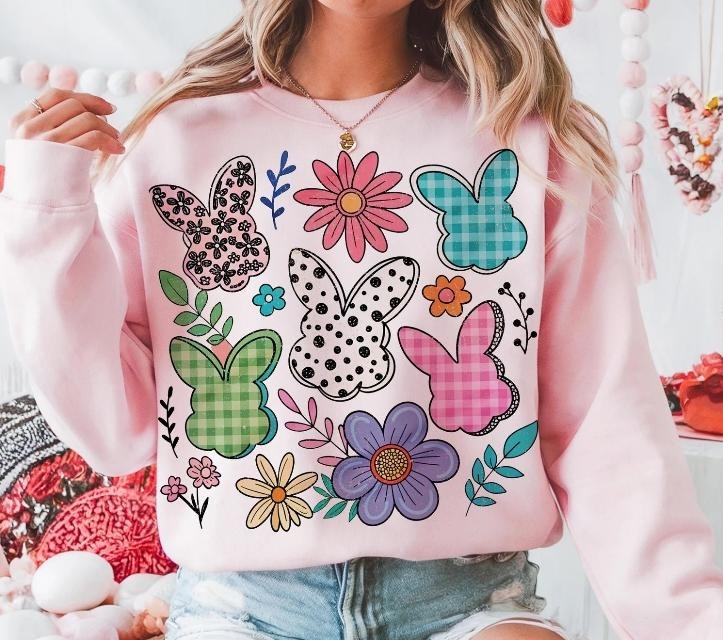 Boho Easter DTF Transfers - THIS IS NOT A SHIRT Hoodie, Sweatshirt | HypeCrazeTee.com