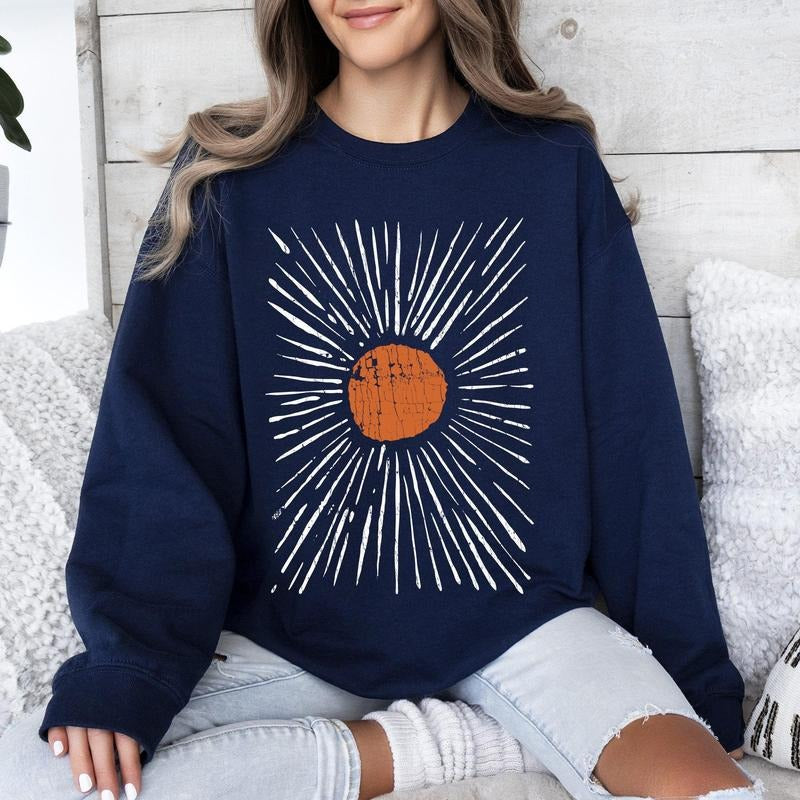 Boho Starburst, Celestial, Retro Sweatshirt T-Shirts, Hoodie | HypeCrazeTee.com