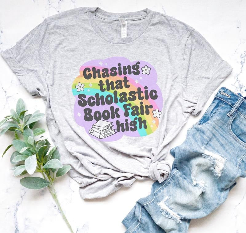 Book Fair T-Shirt Scholastic Books Tshirt l Fair Tee Oversized Comfy librarians of TikTok T-Shirt Cozy Tshirt Sublimation...