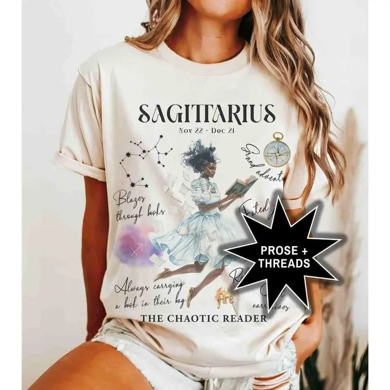 Bookish Sagittarius Zodaic Shirt Sagittarius Gift December Birthday Sagittarius Shirt Sagittarius Tshirt For Book Lovers...