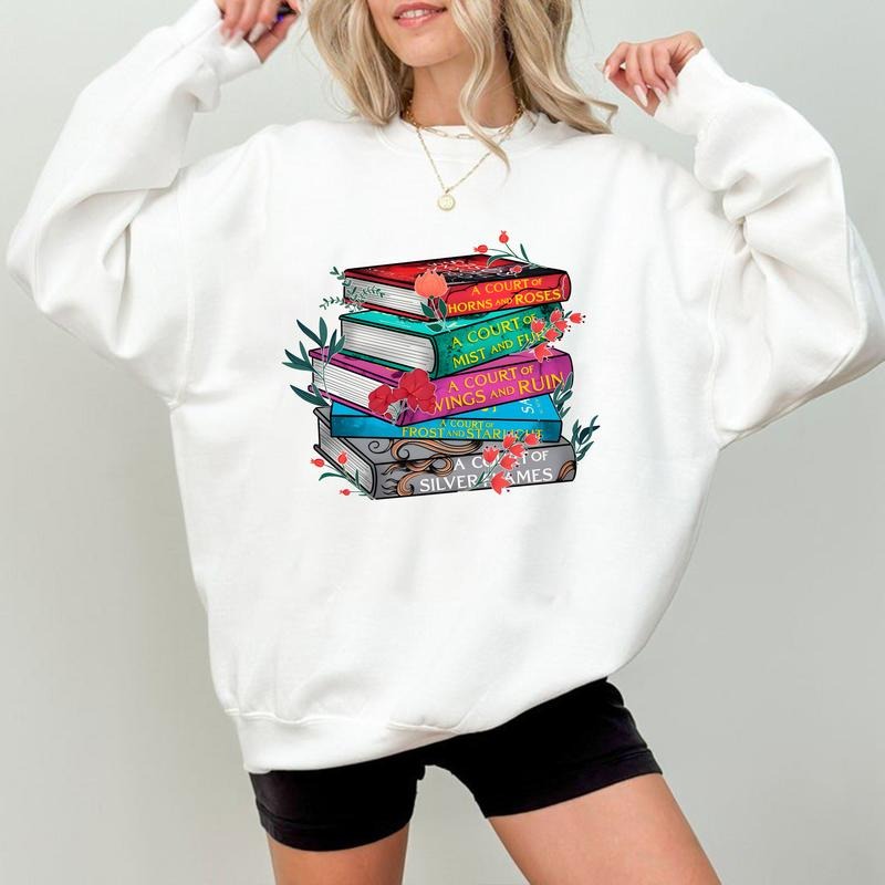Bookish Shirt, A Court Of Thorns And Roses Shirt, A Court Of Shirt, Acotar Shirt Hoodie, Sweatshirt | HypeCrazeTee.com