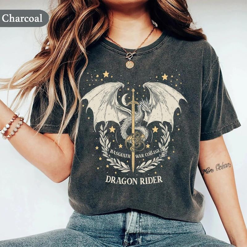 Bookish Dragon Rider Shirt Fantasy Book Dragon Empyrean Book Shirts Shirts T-Shirts, Hoodie, Sweatshirt