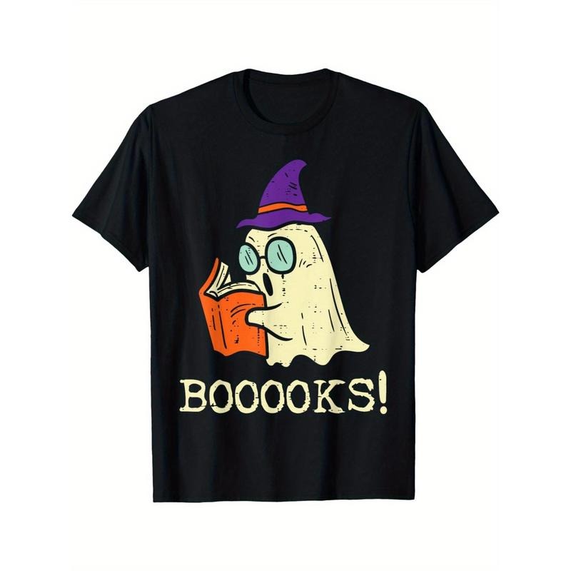 Books Ghost Books Fun Reading Halloween Teacher Librarian T-shirt Made in USA Hoodie, Sweatshirt | HypeCrazeTee.com