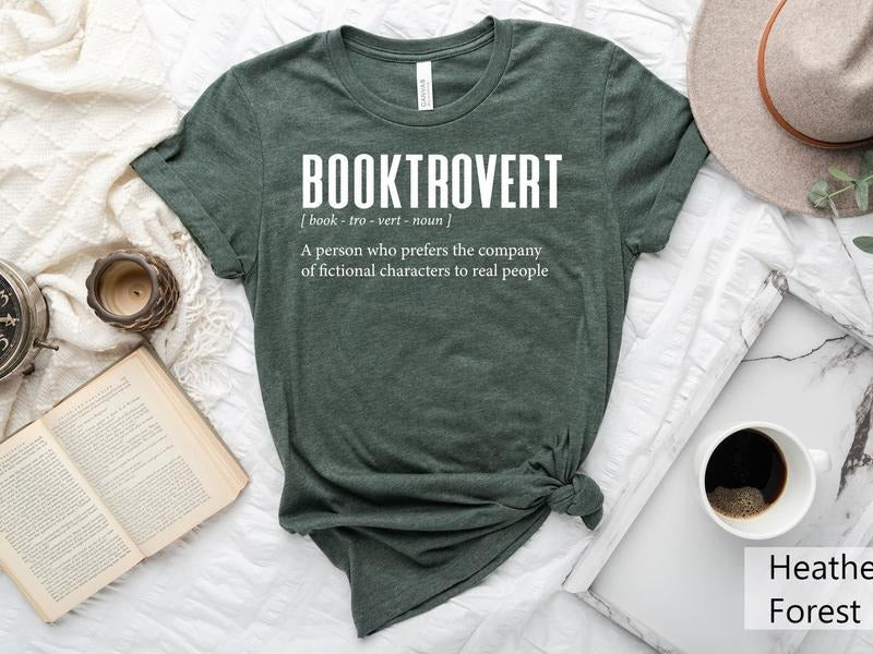 Booktrovert T-shirt, Definition Shirts, Nerd Tshirt, Bookish Shirts, Teacher Tshirt, Librarian Shirt, Book Nerd...