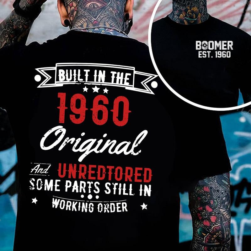 Boomer Custom Year Badass Generation T-shirt, Boomer FAFOT Shirt