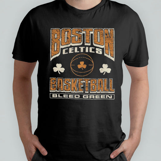 Boston Celtics Bleed green baseball vintage shirt