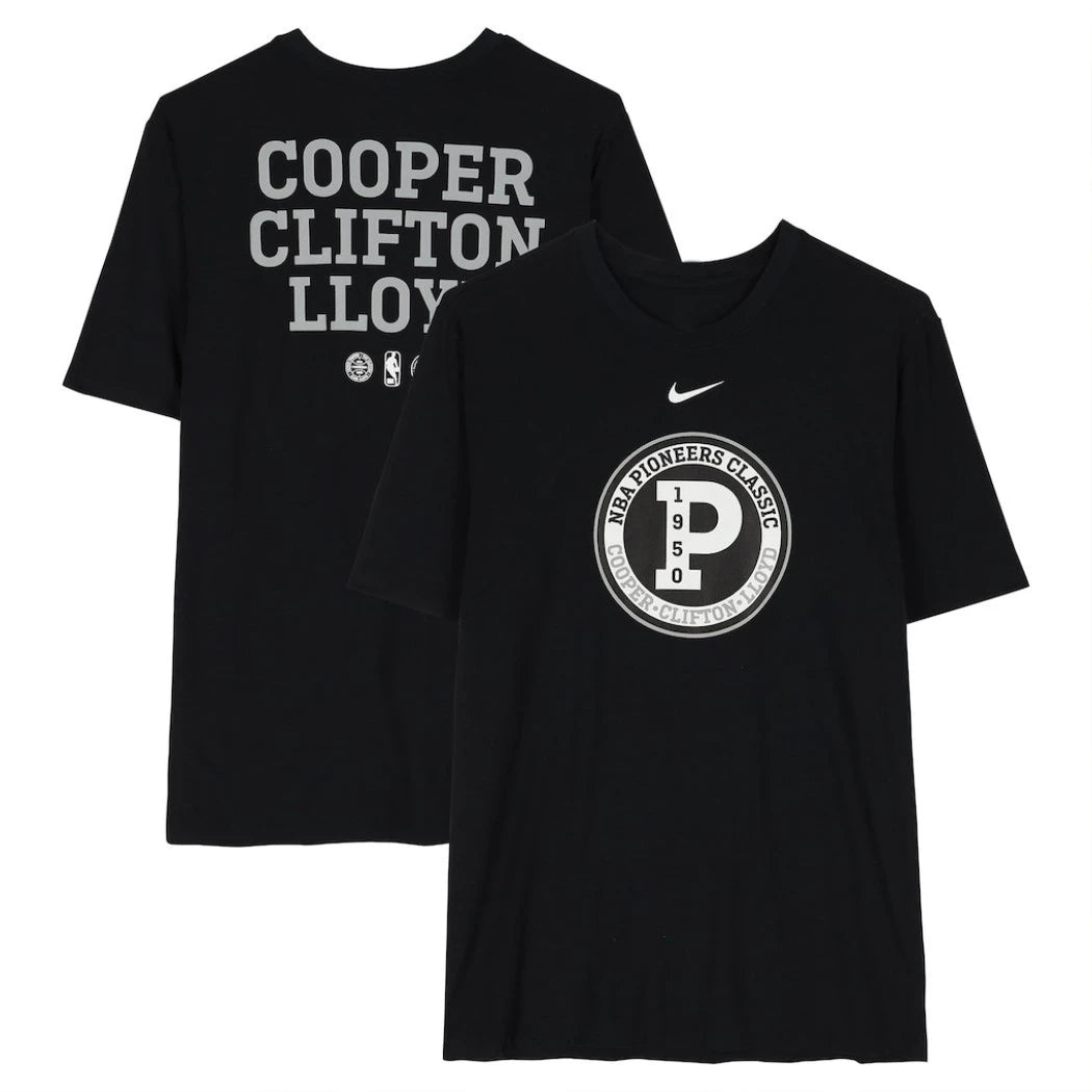 Boston Celtics Fanatics Authentic Team-Issued Black Pioneers T-Shirt