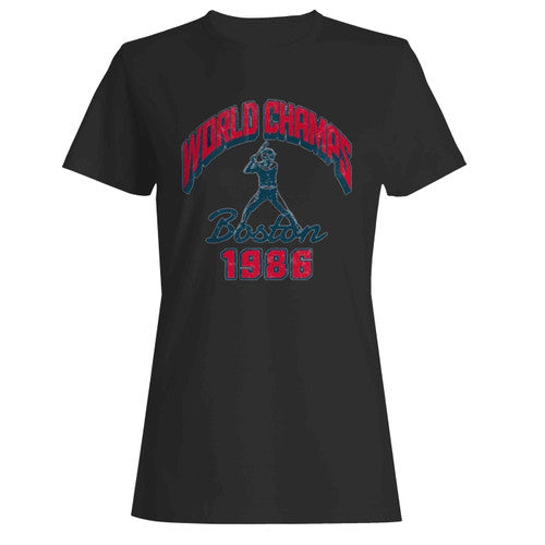 Boston Baseball Champs 1986 Vintage Women's T-Shirt Tee
