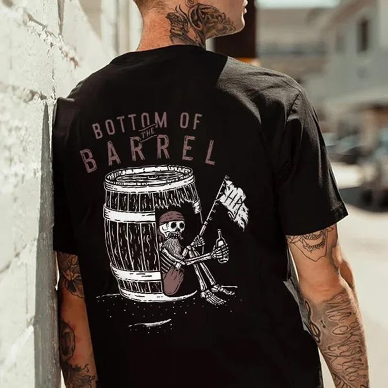 Bottom Of The Barrel  Unisex Summer outfits men streetwear 80s 90s graphic tees cotton funny tshirt men gifts Hoodie,...
