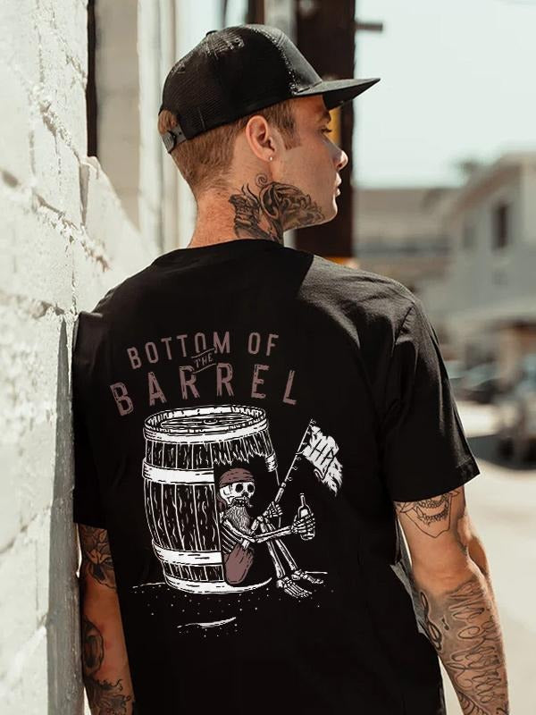 Bottom Up The Barrel Printed Men's T-shirt - Naughty Clothes Men Hoodie, Sweatshirt | HypeCrazeTee.com