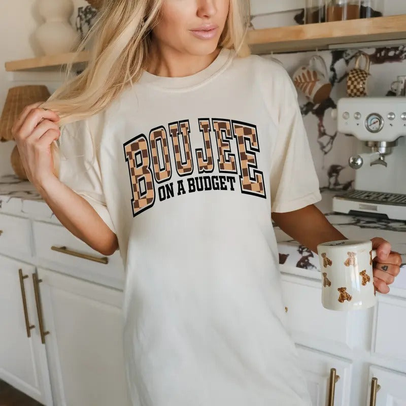 Boujee On A Budget DTF Transfers - THIS IS NOT A SHIRT Hoodie, Sweatshirt | HypeCrazeTee.com
