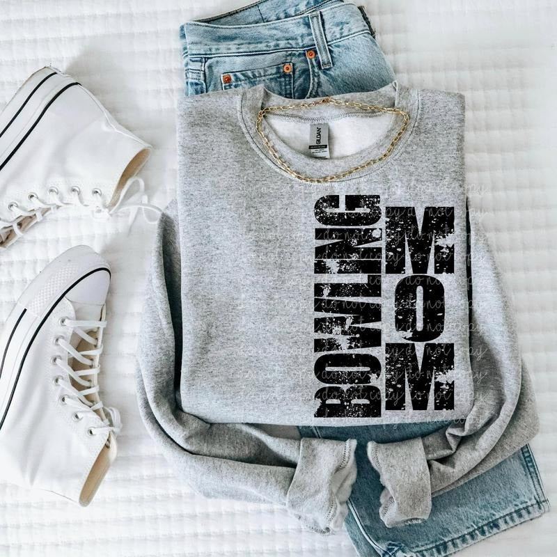 Bowling Mom DTF Transfers - THIS IS NOT A SHIRT Hoodie, Sweatshirt | HypeCrazeTee.com