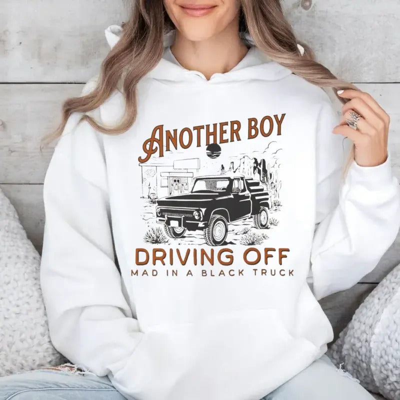 Boy Driving Off Mad Black Truck Shirt, Kelsea Tshirt, Is It Wrong Hoodie, Healed Version, Yeah Sure Okay Sweatshirt,...